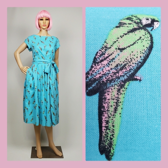 Dresses & Skirts - eShakti parrot dress